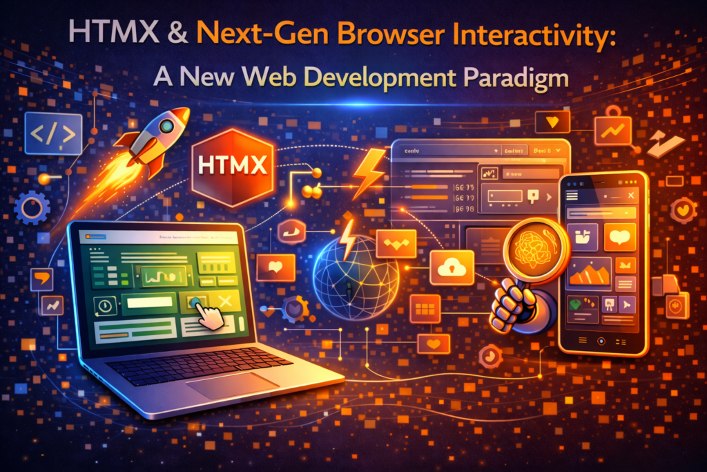 HTMX & Next-Gen Browser Interactivity: A New Web Development Paradigm is gaining momentum because it offers a simple promise: build modern, interactive experiences without shipping a giant client-side application to every user. Instead of treating the browser like a full app runtime that must download bundles, rehydrate state, and re-implement server logic, this approach leans into HTML and HTTP—two things the web is already excellent at. HTMX & Next-Gen Browser Interactivity: A New Web Development Paradigm