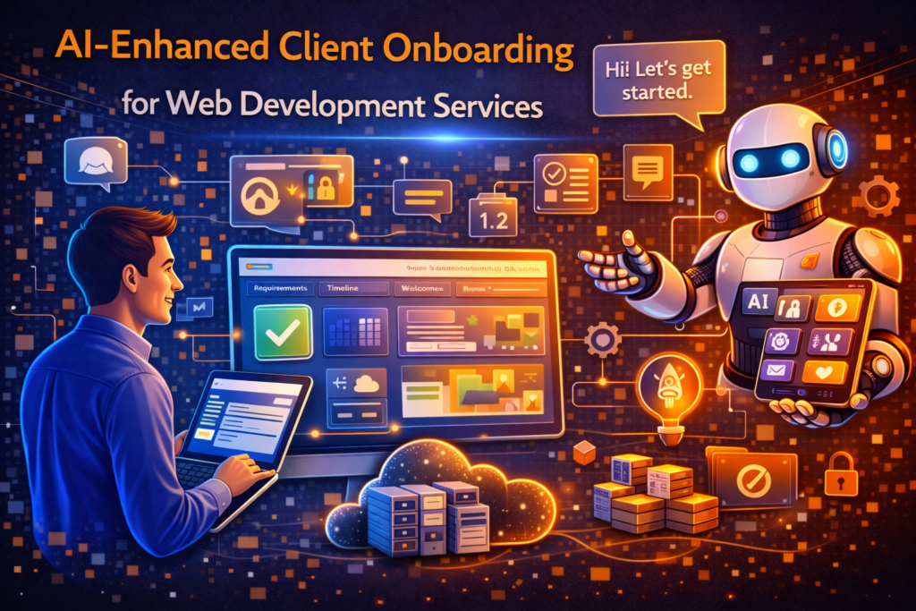 AI-Enhanced Client Onboarding for Web Development Services is quickly becoming the difference between projects that feel calm and predictable and projects that feel chaotic from week one. Onboarding is the moment where trust is built (or lost), scope is stabilized (or drifts), and timelines become real (or stay imaginary). When onboarding is weak, teams spend the next 8–12 weeks fighting avoidable confusion: missing access, unclear content ownership, untracked decisions, and approval bottlenecks that quietly explode launch dates. AI-Enhanced Client Onboarding for Web Development Services