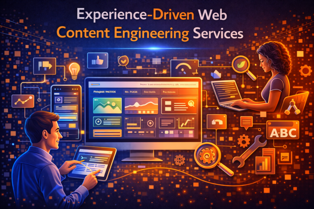 Experience-Driven Web Content Engineering Services sit at the intersection of content strategy, UX design, and engineering. They exist because “publishing content” is not the same thing as “delivering an experience.” In modern websites, the experience is what converts: how fast pages load, how clear the information architecture feels, how accessible the UI is, how easily visitors find answers, and how confidently they move toward a purchase, a booking, or a contact form. Experience-Driven Web Content Engineering Services