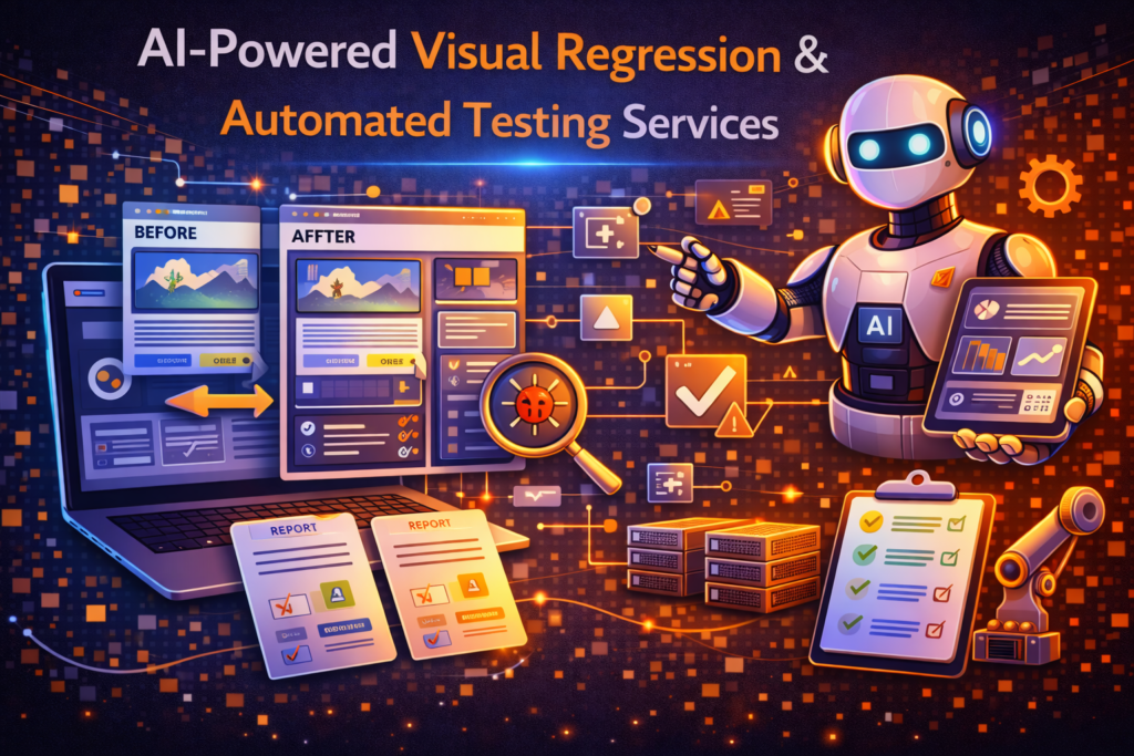 AI-Powered Visual Regression & Automated Testing Services are becoming a must-have for teams that ship modern websites and web apps on tight release cycles. Here’s why: most “production bugs” aren’t dramatic backend crashes. They’re subtle UI problems that slip through because functional tests pass while the user experience breaks. A CTA disappears behind a sticky header. A checkout field becomes hidden on mobile. A modal overlaps the “Pay Now” button. A marketing script shifts the layout. The page still loads, the API still responds… but conversions quietly drop. Modern API Strategy Services for Scalable Web Platforms