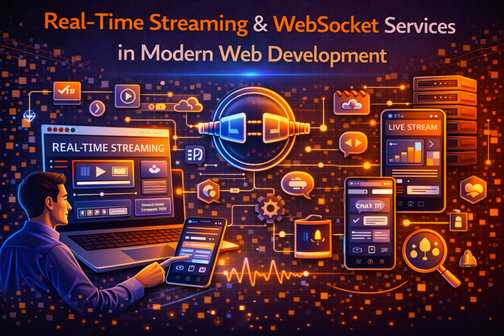 Real-Time Streaming & WebSocket Services in Modern Web Development are no longer “nice-to-have” features reserved for chat apps and trading platforms. They’re now a practical growth lever for U.S. businesses that want faster feedback loops, more engaging UX, and higher conversion rates. When users see updates instantly—inventory changes, order status, delivery ETAs, support responses, live metrics, collaborative edits—they trust the product more and act sooner. Real-Time Streaming & WebSocket Services in Modern Web Development