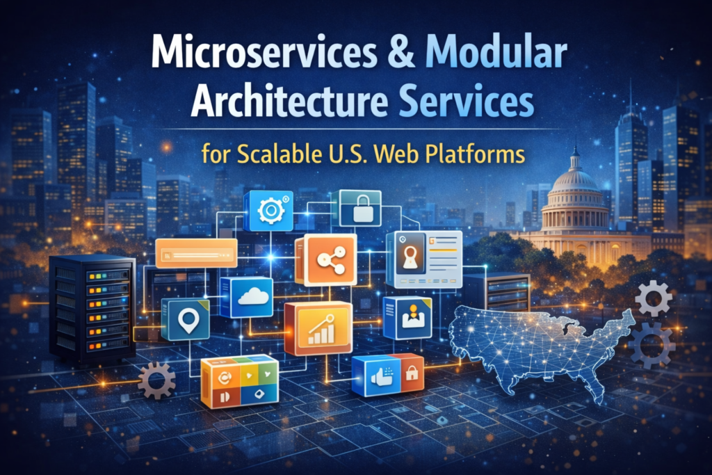 Microservices & Modular Architecture Services for Scalable U.S. Web Platforms exist for one reason: growth creates complexity. When your platform adds products, teams, customers, and integrations, the architecture that felt “fine” at 10% scale starts producing slow releases, outages, tangled dependencies, and painful coordination. Modular architecture is the discipline of reducing that pain by creating clear boundaries—so teams can ship independently without breaking each other. Microservices & Modular Architecture Services for Scalable U.S. Web Platforms