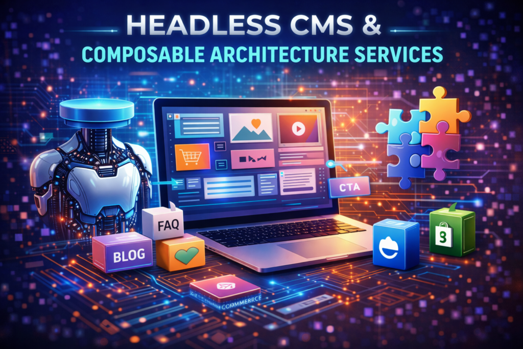 Headless CMS & Composable Architecture Services help businesses build websites that are faster to ship, easier to scale, and simpler to update—without rebuilding everything when a new channel, campaign, or product line appears. Instead of treating the website as one big system where content, design, and backend are tightly coupled, a composable approach separates responsibilities: content becomes structured data, the UI becomes reusable components, and integrations become well-defined services. Headless CMS & Composable Architecture Services