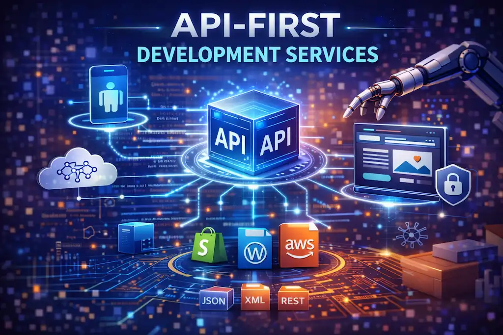 API-First Development Services help organizations build scalable digital ecosystems by treating APIs as the product foundation—not as an afterthought bolted onto a website or app. When you design APIs first, every channel can move faster: websites, mobile apps, partner integrations, internal tools, and automation workflows. Instead of rebuilding the same business logic multiple times, you build a reliable interface once and reuse it across experiences. API-First Development Services