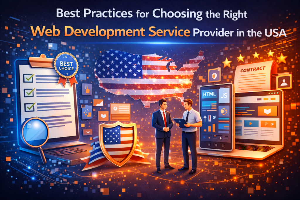 Best Practices for Choosing the Right Web Development Service Provider in the USA matter because your website isn’t a “one-time project.” It’s a living business asset. It influences trust, conversions, search rankings, customer service load, and even hiring. When the build is done well, your site becomes easier to market, easier to scale, and cheaper to maintain. When the build is done poorly, your site becomes a recurring cost center: constant fixes, slow performance, SEO issues, and dependency on whoever built it. Best Practices for Choosing the Right Web Development Service Provider in the USA