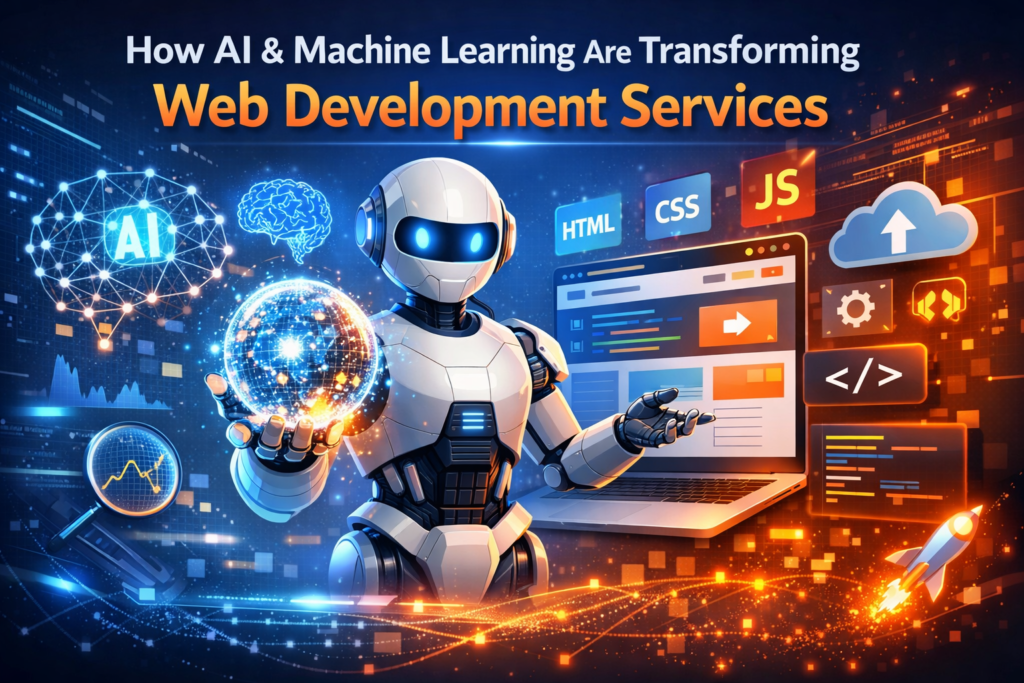 How AI & Machine Learning Are Transforming Web Development Services is no longer a futuristic headline—it’s a positive reality reshaping how modern websites are planned, designed, coded, tested, secured, and optimized. From smarter personalization to automated QA and predictive performance tuning, AI is becoming the “invisible engine” behind faster launches and better user experiences. How AI & Machine Learning Are Transforming Web Development Services