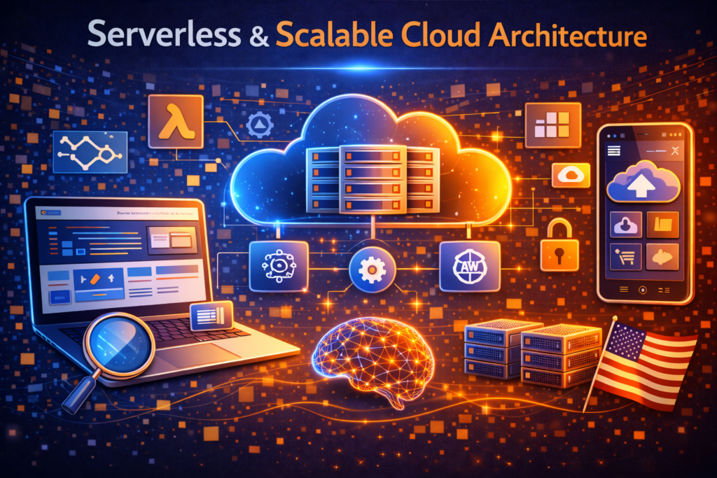 Serverless & Scalable Cloud Architecture is a modern approach to building web platforms that stay fast during traffic spikes, remain resilient when parts fail, and scale without constant server babysitting. Instead of provisioning and managing long-lived servers “just in case,” teams rely on on-demand compute, managed services, and automated scaling. The outcome is what businesses actually care about: fewer outages, fewer surprise slowdowns, and a delivery process that supports growth. Serverless & Scalable Cloud Architecture
